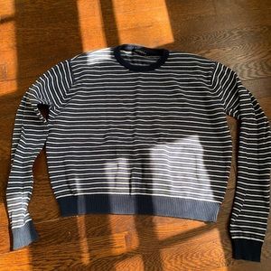 Brandy Melville Cropped Striped Sweater